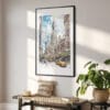 02 - Chrysler Building Watercolor Art - Digital Downloads - Hallway.jpg