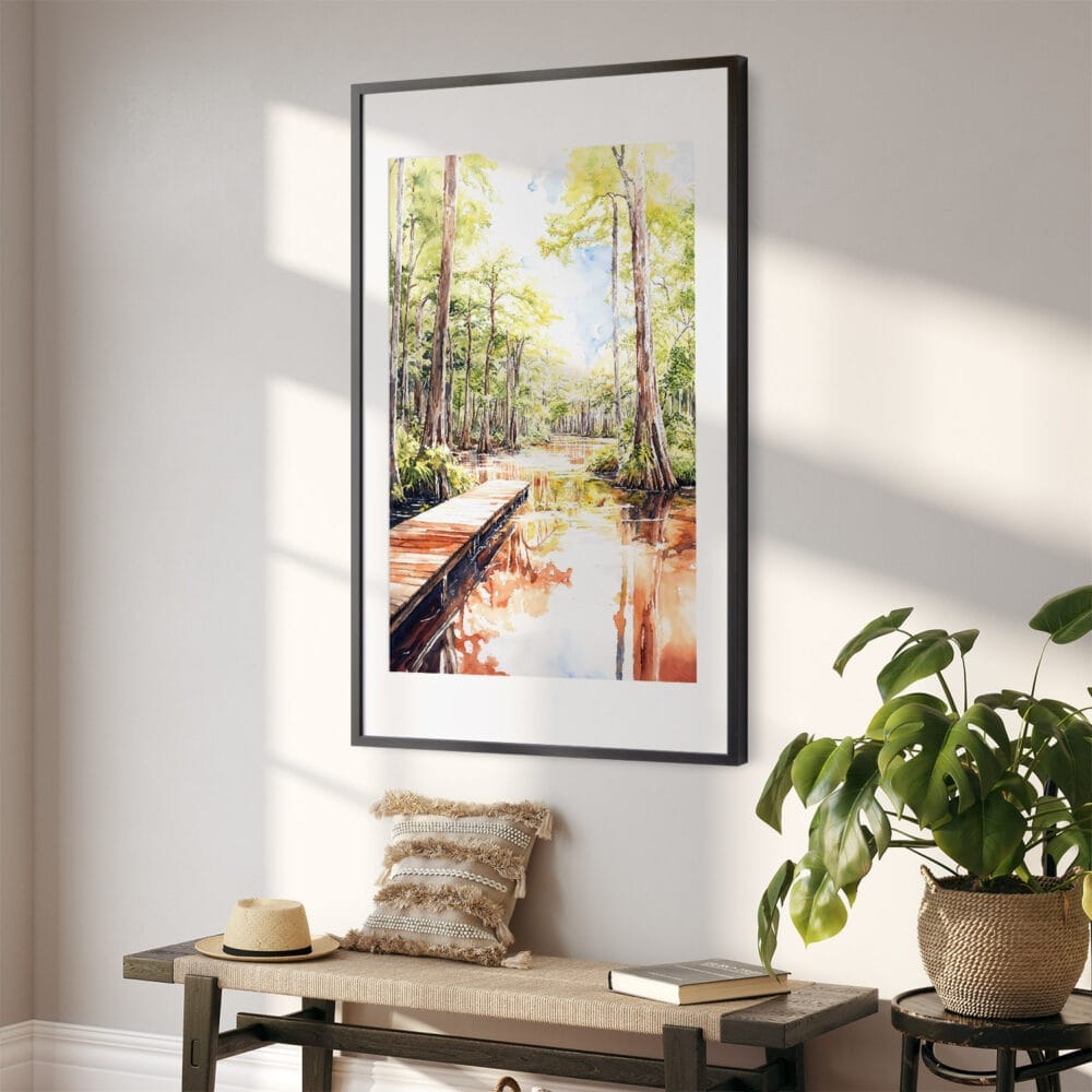 02 - Congaree National Park Watercolor Art - Digital Downloads - Hallway.jpg 02 - Congaree National Park Watercolor Art - Digital Downloads - Hallway.jpg