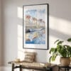 02 - Copenhagen Denmark Watercolor Art - Digital Downloads - Hallway.jpg