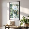 02 - Costa Rica Arenal Vulcano Watercolor Art - Digital Downloads - Hallway.jpg
