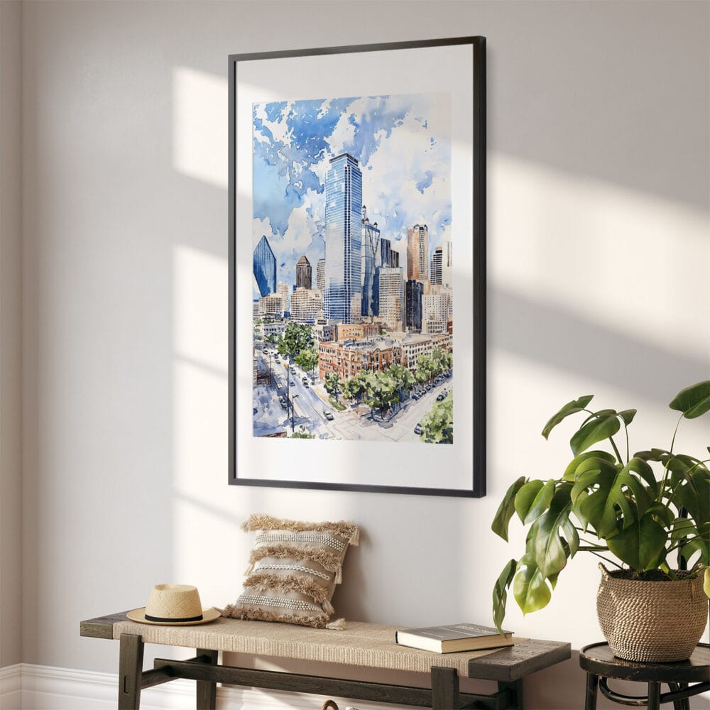 02 - Dallas Texas Watercolor Art - Digital Downloads - Hallway.jpg 02 - Dallas Texas Watercolor Art - Digital Downloads - Hallway.jpg