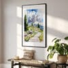 02 - Dolomites Hiking Watercolor Art - Digital Downloads - Hallway.jpg