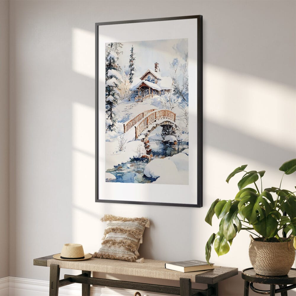 02 - Fairbanks Alaska Winter watercolor Art - Digital Downloads - Hallway.jpg 02 - Fairbanks Alaska Winter watercolor Art - Digital Downloads - Hallway.jpg