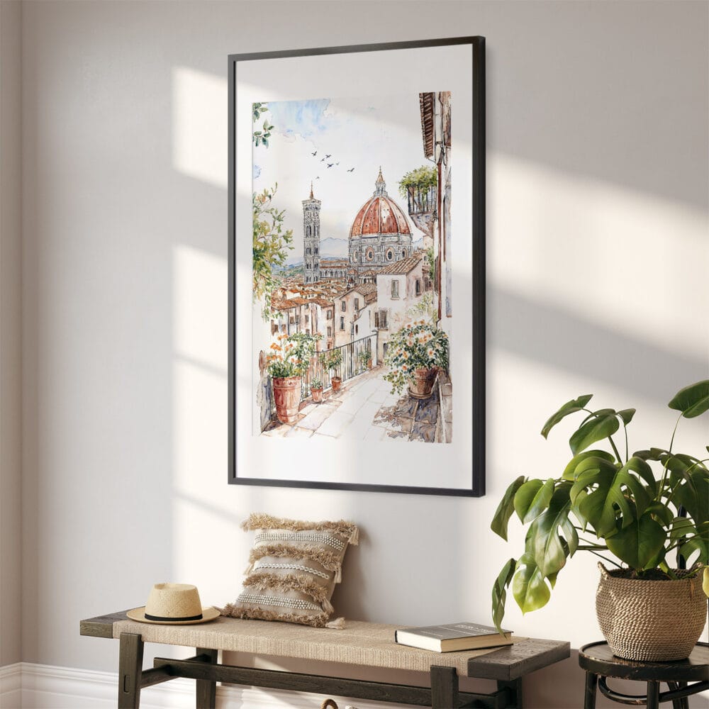 02 - Florence Cathedral Watercolor Art - Digital Downloads - Hallway.jpg 02 - Florence Cathedral Watercolor Art - Digital Downloads - Hallway.jpg