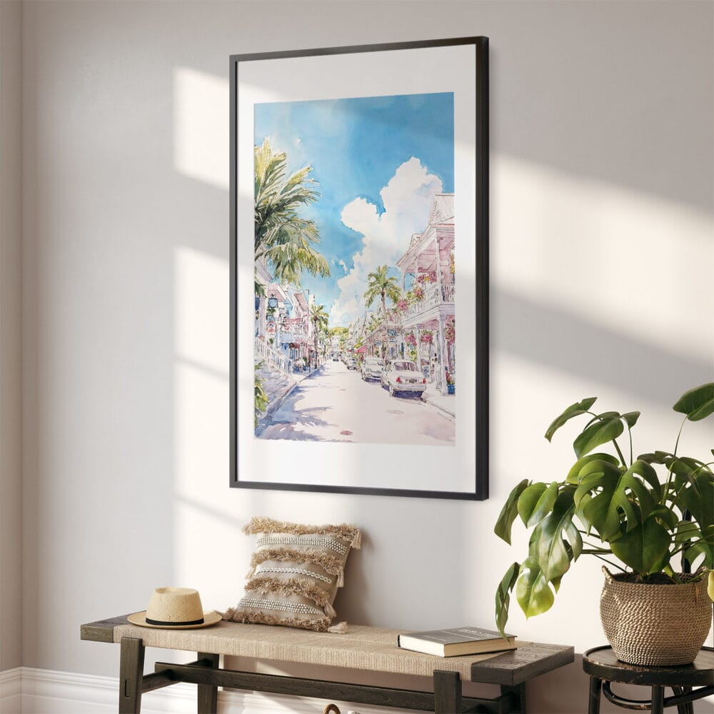 02 - Florida Key West Watercolor Art - Digital Downloads - Hallway.jpg 02 - Florida Key West Watercolor Art - Digital Downloads - Hallway.jpg