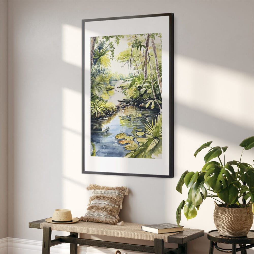 02 - Floride Everglades Watercolor 2 Art - Digital Downloads - Hallway.jpg 02 - Floride Everglades Watercolor 2 Art - Digital Downloads - Hallway.jpg