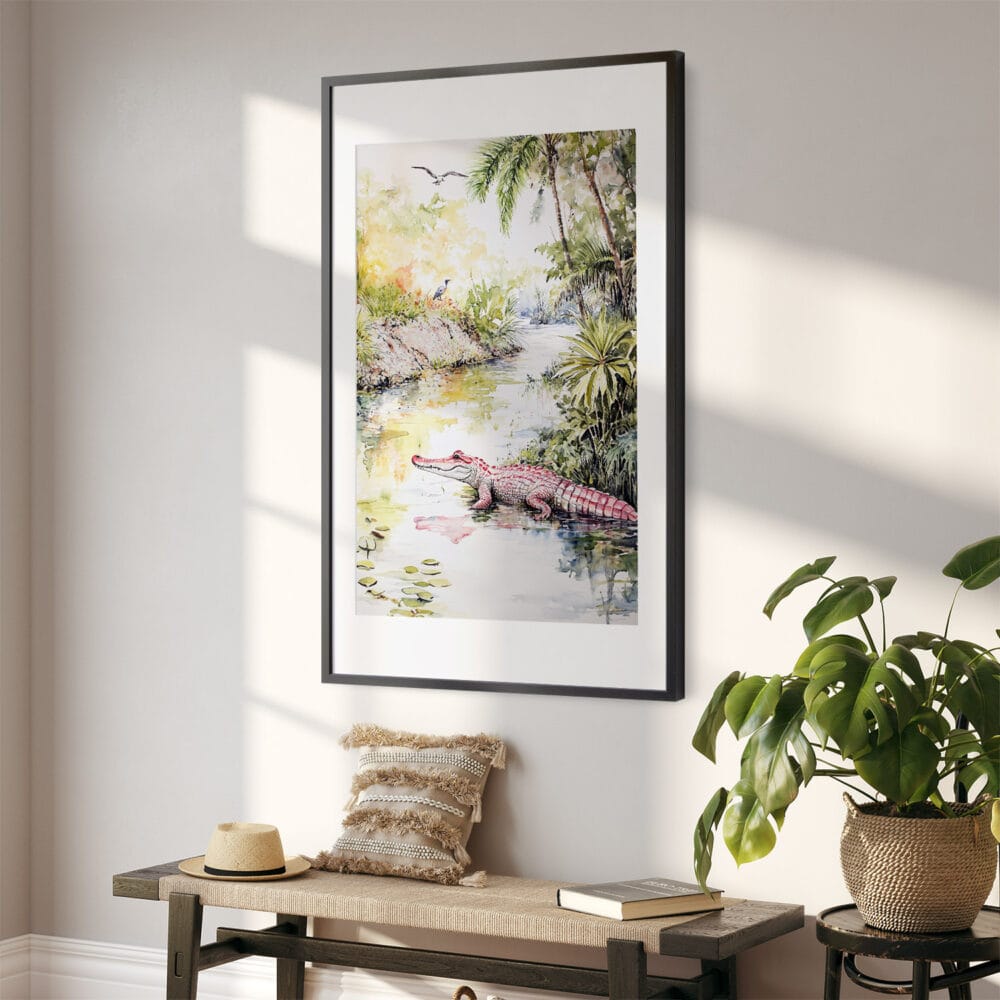 02 - Floride Everglades Watercolor Art - Digital Downloads - Hallway.jpg 02 - Floride Everglades Watercolor Art - Digital Downloads - Hallway.jpg