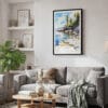 02 - Framed Acadia National Park Watercolor Canvas Print - Skandinavian Living Room.jpg