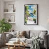 02 - Framed American Samoa National Park Watercolor Canvas Print - Skandinavian Living Room.jpg