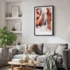 02 - Framed Antelope Canyon Watercolor Canvas Print - Skandinavian Living Room.jpg