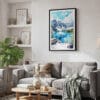 02 - Framed Banff National Park Watercolor Canvas Print - Skandinavian Living Room.jpg
