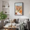 02 - Framed Bryce Canyon National Park Watercolor Canvas Print - Skandinavian Living Room.jpg