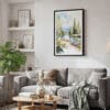 02 - Framed Fairbanks Alaska Watercolor Canvas Print - Skandinavian Living Room.jpg
