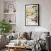 02 - Framed Florida Everglades Watercolor Canvas Print - Skandinavian Living Room.jpg