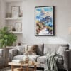 02 - Framed Haleakalā National Park Watercolor Canvas Print - Skandinavian Living Room.jpg