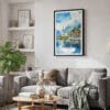 02 - Framed Interlaken Watercolor Canvas Print - Skandinavian Living Room.jpg