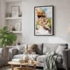 02 - Framed Mesa Verde National Park Watercolor Canvas Print - Skandinavian Living Room.jpg