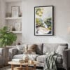 02 - Framed New River Gorge National Park Watercolor Canvas Print - Skandinavian Living Room.jpg