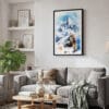 02 - Framed Patagonia Chile Watercolor Canvas Print - Skandinavian Living Room.jpg