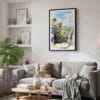 02 - Framed Peak District England Watercolor Canvas Print - Skandinavian Living Room.jpg