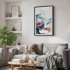 02 - Framed Shenandoah national park Watercolor Canvas Print - Skandinavian Living Room.jpg
