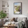 02 - Framed Theodore Roosevelt National Park Watercolor Canvas Print - Skandinavian Living Room.jpg
