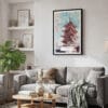 02 - Framed Tokyo Sakura - Watercolor Canvas Print - Skandinavian Living Room.jpg