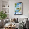 02 - Framed UK - Lake Windermere - Watercolor 2 Canvas Print - Skandinavian Living Room.jpg