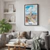 02 - Framed Vienna Watercolor Canvas Print - Skandinavian Living Room.jpg