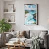 02 - Framed Virgin Islands National Park Watercolor Canvas Print - Skandinavian Living Room.jpg