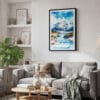 02 - Framed Wrangell-St. Elias National Park Watercolor Canvas Print - Skandinavian Living Room.jpg