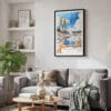 02 - Framed Yellowstone National Park Watercolor Canvas Print - Skandinavian Living Room.jpg