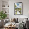 02 - Framed Yorkshire England Watercolor 1 Canvas Print - Skandinavian Living Room.jpg