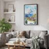 02 - Framed Zermatt Watercolor Canvas Print - Skandinavian Living Room.jpg
