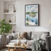 02 - Framed voyageurs national park Watercolor Canvas Print - Skandinavian Living Room.jpg