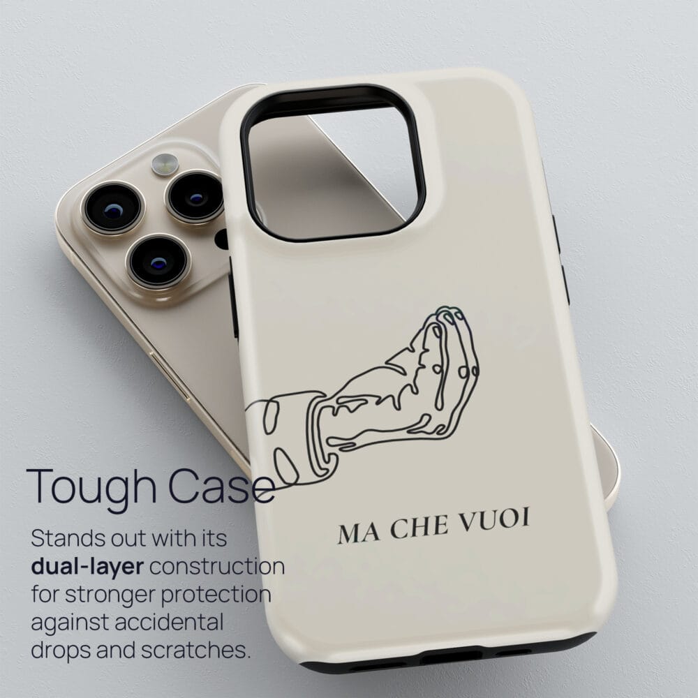 02 - Funny Italian Hand Gesture One Line Art - Ma Che Vuoi Phone Case - Tough Case.jpg 02 - Funny Italian Hand Gesture One Line Art - Ma Che Vuoi Phone Case - Tough Case.jpg