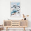 02 - Gates of the Arctic National Park Watercolor Art Print Hanging above Shelf.jpg