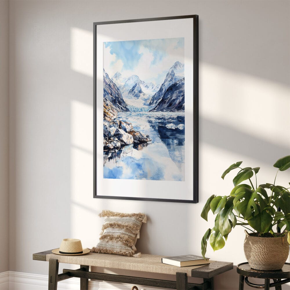 02 - Glacier Bay National Park Watercolor Art - Digital Downloads - Hallway.jpg 02 - Glacier Bay National Park Watercolor Art - Digital Downloads - Hallway.jpg