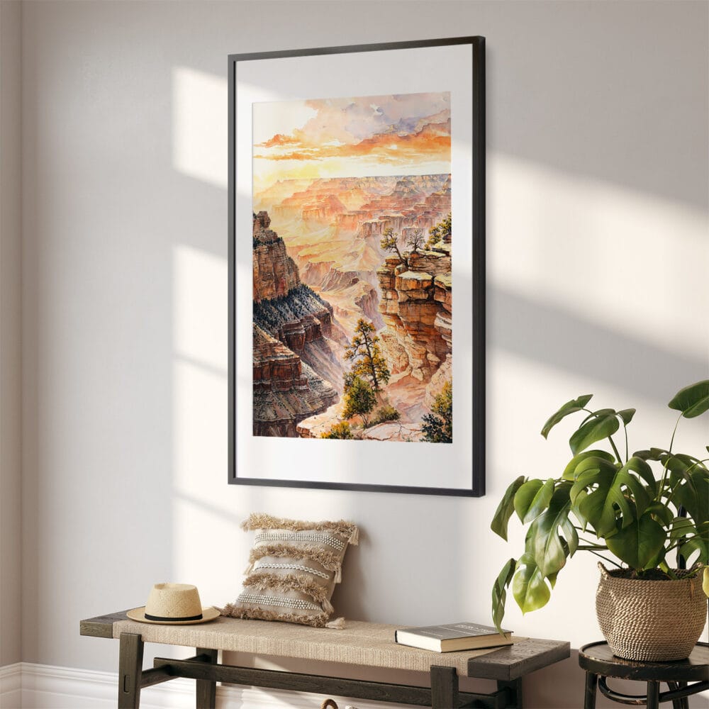 02 - Grand Canyon Watercolor Art - Digital Downloads - Hallway.jpg 02 - Grand Canyon Watercolor Art - Digital Downloads - Hallway.jpg