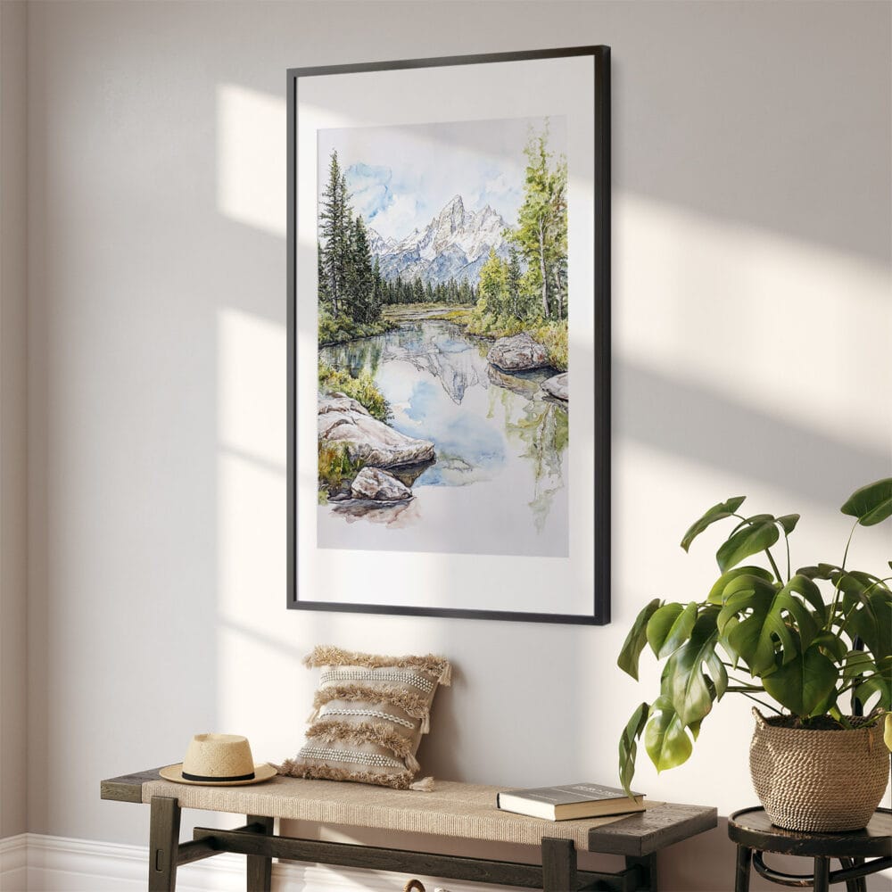 02 - Grand Teton National Park Watercolor Art - Digital Downloads - Hallway.jpg 02 - Grand Teton National Park Watercolor Art - Digital Downloads - Hallway.jpg