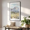 02 - Grand Teton Watercolor Art - Digital Downloads - Hallway.jpg