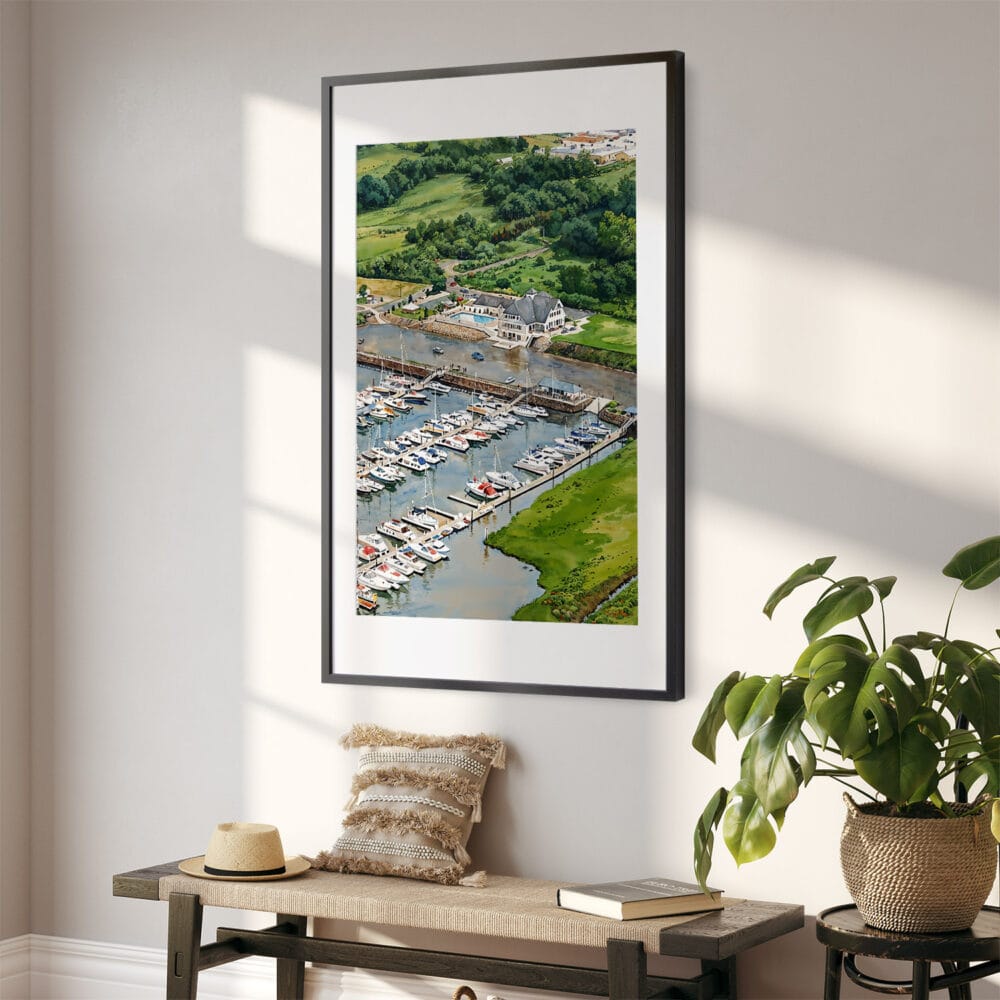 02 - Guilford Yacht Club Watercolor Art - Digital Downloads - Hallway.jpg 02 - Guilford Yacht Club Watercolor Art - Digital Downloads - Hallway.jpg