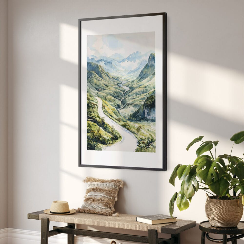 02 - Ha Giang Vietnam Watercolor Art - Digital Downloads - Hallway.jpg 02 - Ha Giang Vietnam Watercolor Art - Digital Downloads - Hallway.jpg