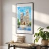 02 - Hanoi St Josephs Cathedral Watercolor Art - Digital Downloads - Hallway.jpg