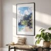02 - Hawaii - Nā Pali Watercolor Art - Digital Downloads - Hallway.jpg