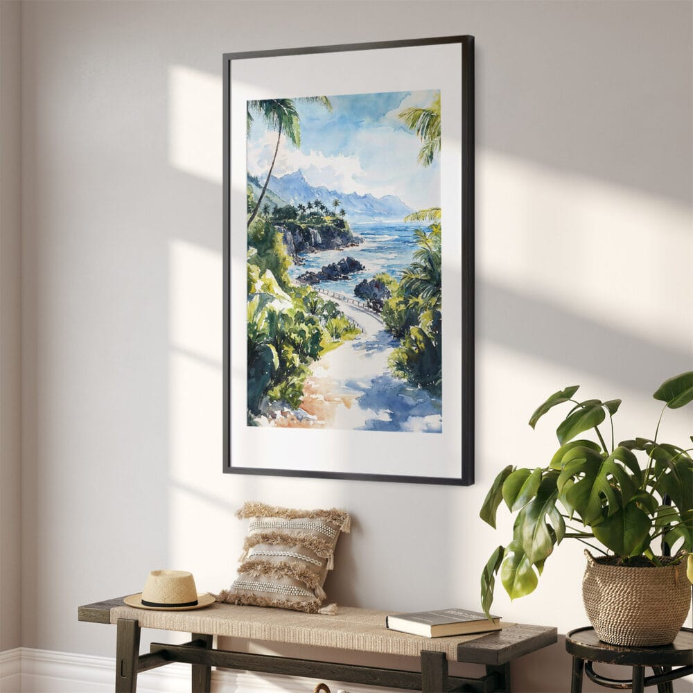 02 - Hawaii Road to Hana Watercolor Art - Digital Downloads - Hallway.jpg 02 - Hawaii Road to Hana Watercolor Art - Digital Downloads - Hallway.jpg