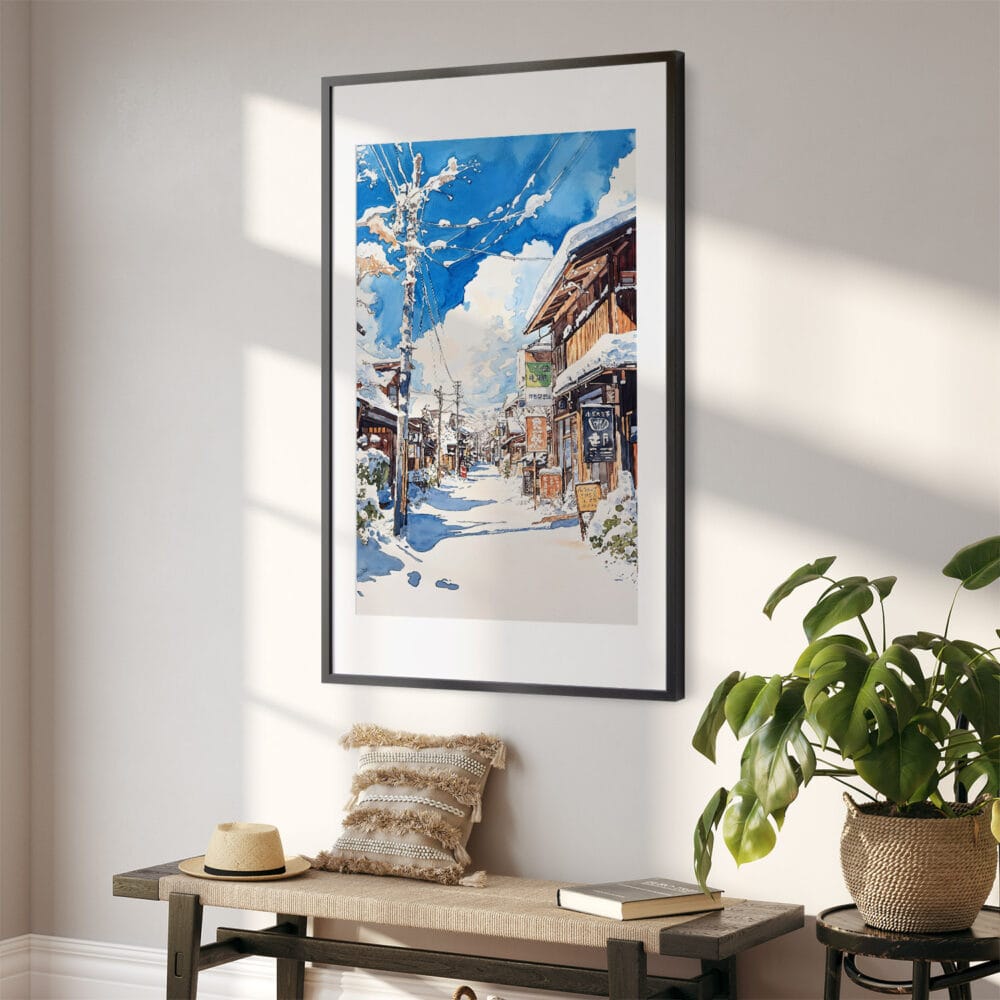 02 - Hokkaido Village Watercolor Art - Digital Downloads - Hallway.jpg 02 - Hokkaido Village Watercolor Art - Digital Downloads - Hallway.jpg