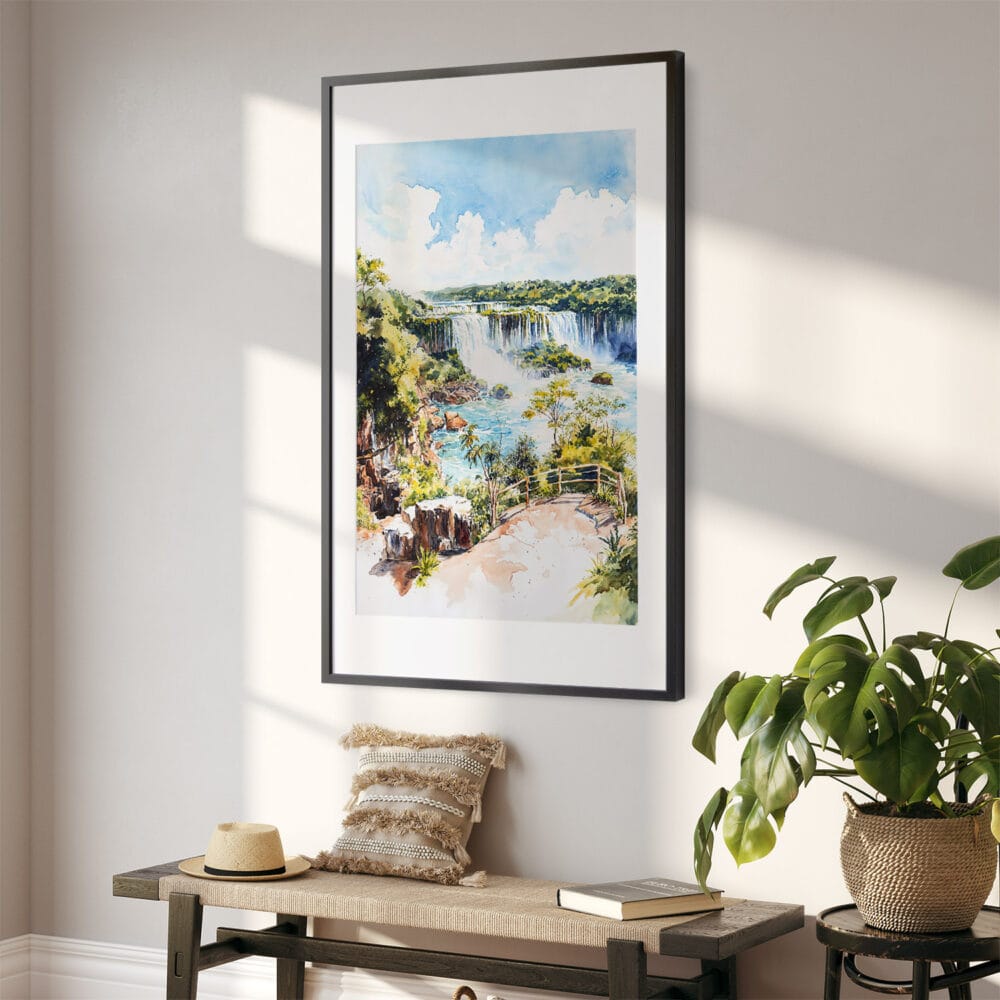 02 - Iguazu Falls Watercolor Art - Digital Downloads - Hallway.jpg 02 - Iguazu Falls Watercolor Art - Digital Downloads - Hallway.jpg