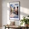 02 - Kyoto Japan - Pagoda - Sunset Watercolor Art - Digital Downloads - Hallway.jpg