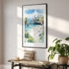 02 - La Jolla Beach Watercolor Art - Digital Downloads - Hallway.jpg